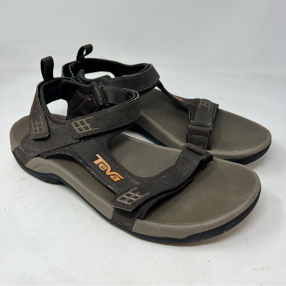 Teva Minam Men’s Size 11 Brown Hiking Trail Sport Sandals Comfort